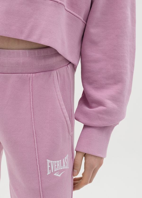 Ovs Joggers Rosa Con Profili Elasticati E Stampa Logo