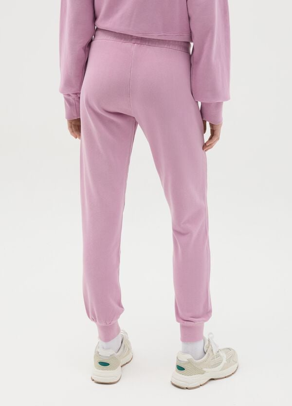Ovs Joggers Rosa Con Profili Elasticati E Stampa Logo
