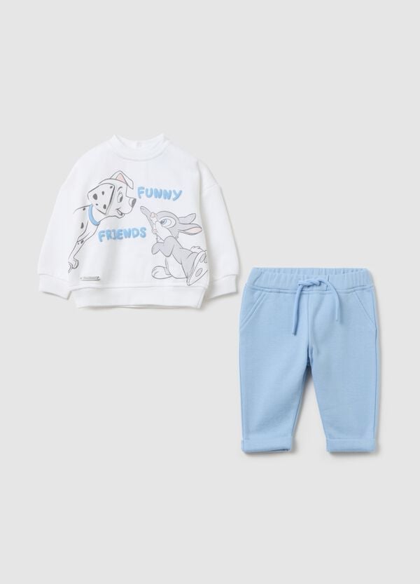Ovs Jogging set in cotone con stampa Rolly e Tamburino