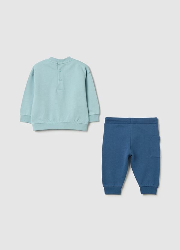 Ovs Jogging Set In Cotone Con Stampa Topolino E Pluto