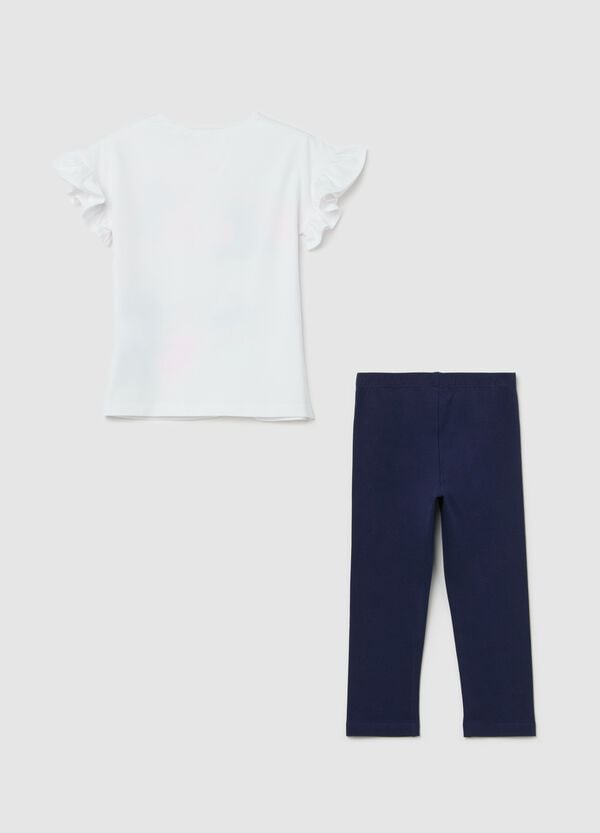 Ovs Jogging Set In Cotone Stretch Con Stampa Stitch