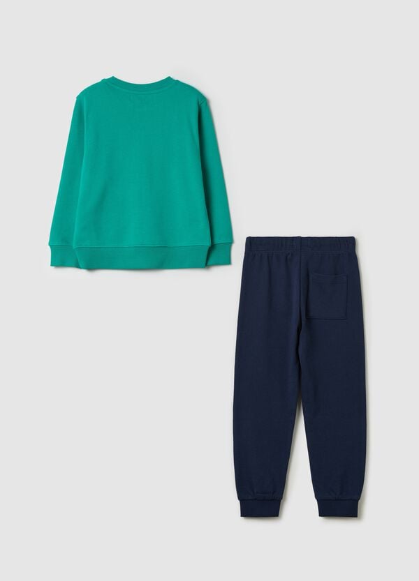 Ovs Jogging Set In Felpa Con Stampa "Jurassic Academy"