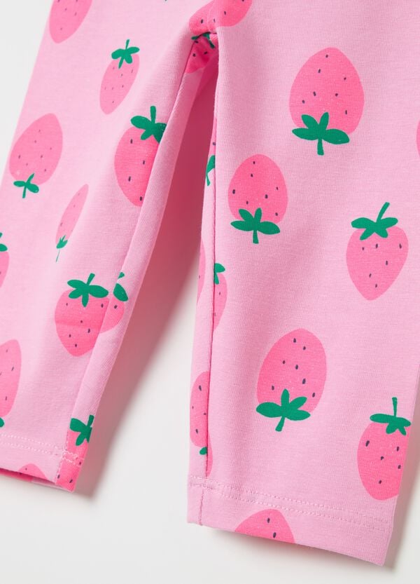 Ovs Leggings A Tre Quarti In Cotone Stretch Con Stampa
