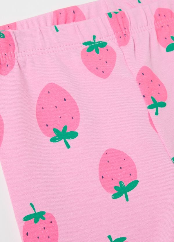 Ovs Leggings A Tre Quarti In Cotone Stretch Con Stampa