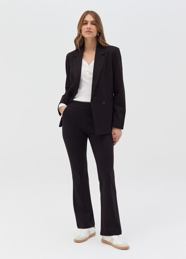 Ovs Leggings in punto Milano con cuciture in rilievo