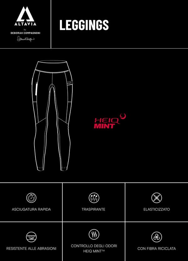 Ovs Leggings Tecnici ALTAVIA WITH DEBORAH COMPAGNONI
