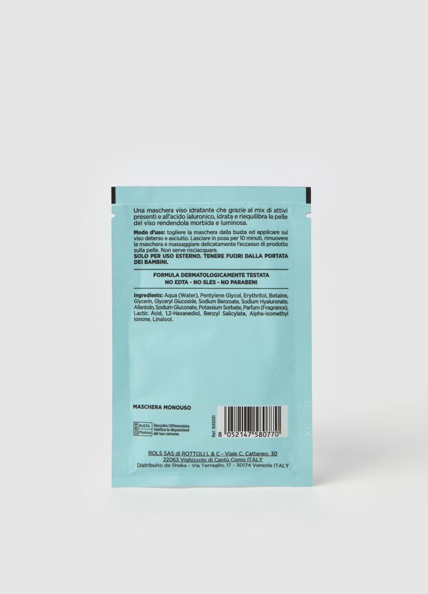 Ovs Maschera Viso Idratante BEAUTY ROUTINE Con Acido Ialuronico