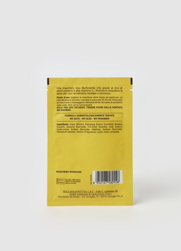 Ovs Maschera Viso Illuminante BEAUTY ROUTINE Alla Vitamina C