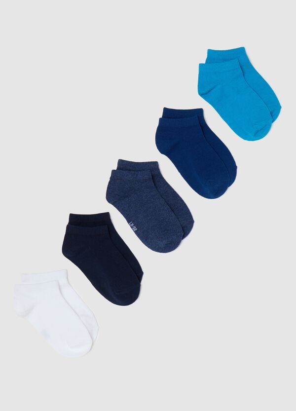 Ovs Multipack cinque pariscarpa azzurro e bianchi stretch