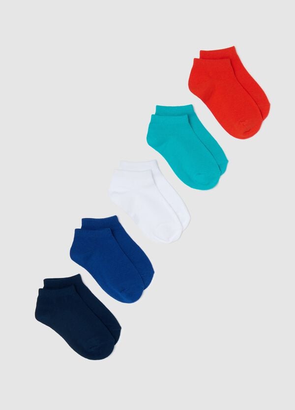 Ovs Multipack cinque pariscarpa blu e arancione stretch