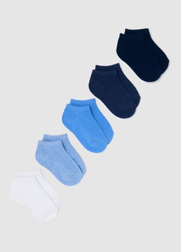 Ovs Multipack cinque pariscarpa blu e bianchi stretch