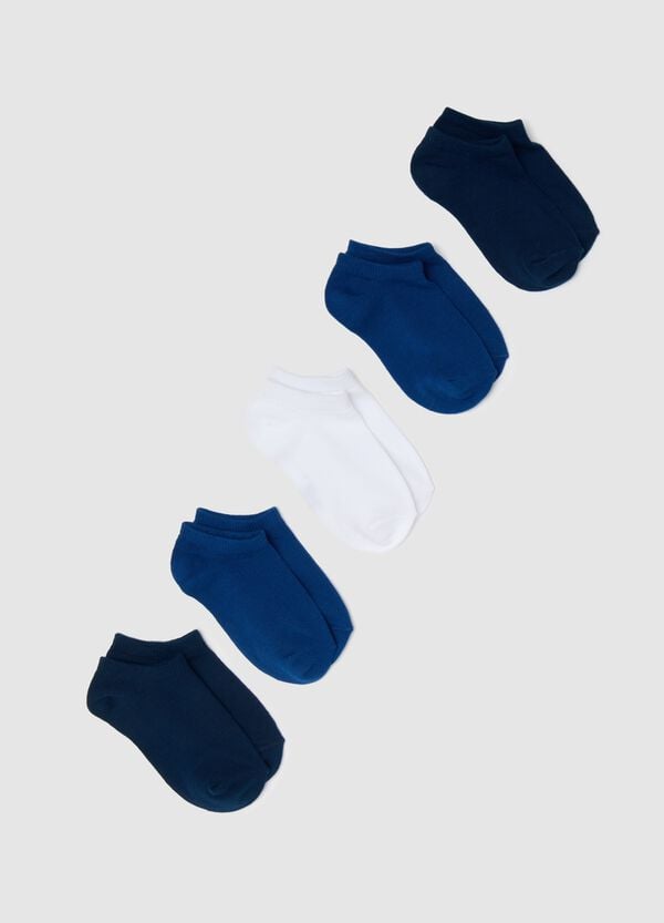Ovs Multipack cinque pariscarpa blu e bianchi stretch