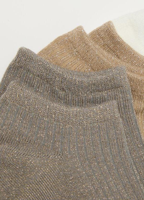 Ovs Multipack Sette Pariscarpa Con Disegno A Righe E Lurex