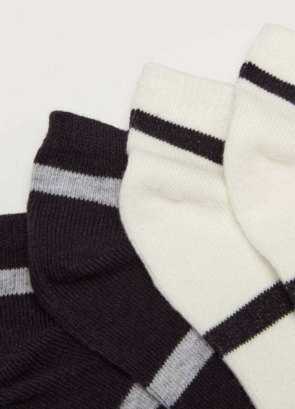 Ovs Multipack Sette Pariscarpa Con Disegno A Righe E Lurex