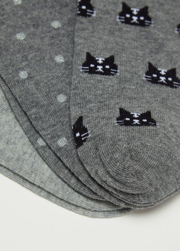 Ovs Multipack Sette Pariscarpa Sneakers Con Gattini