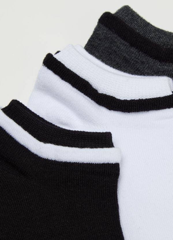 Ovs Multipack Sette Pariscarpa Sneakers Con Profilo Rigato