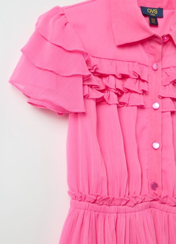 Ovs Abito A Balze Con Rouches E Volant