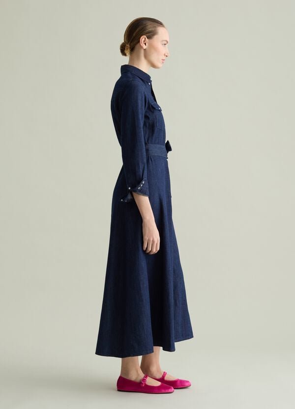 Ovs Abito Chemisier In Denim