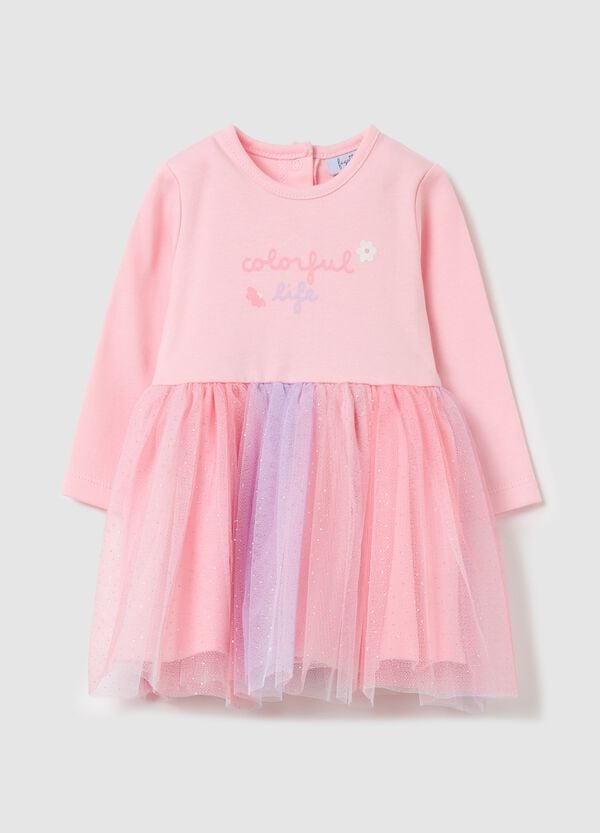 Ovs Abito con gonna in tulle "Colorful Life"