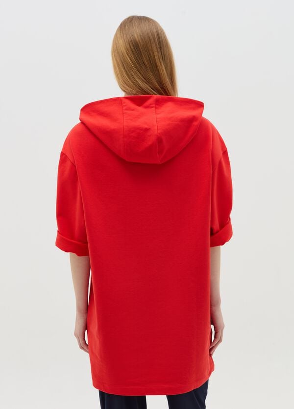 Ovs Abito Felpa Premaman Con Cappuccio