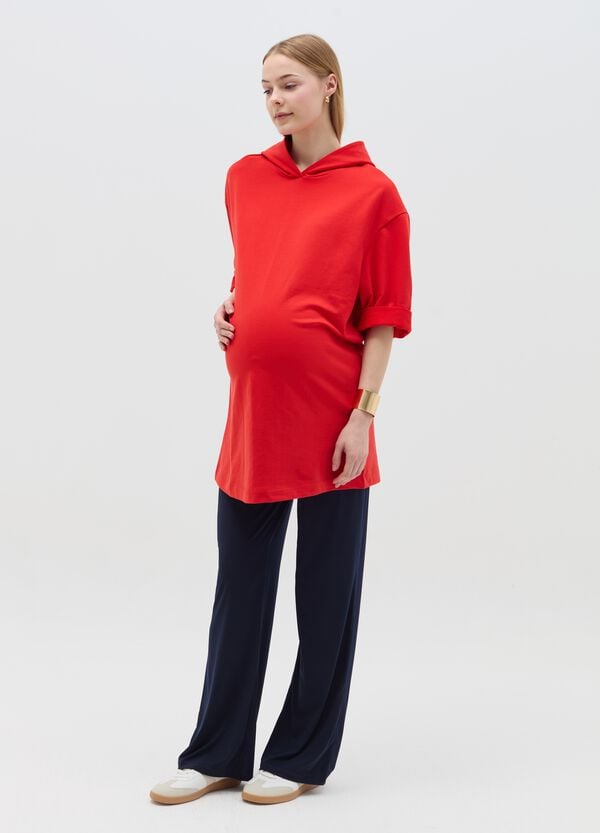 Ovs Abito felpa premaman con cappuccio