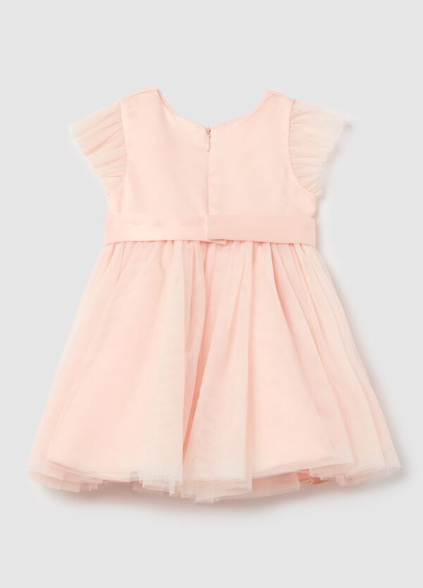 Ovs Abito In Tulle Con Applicazione Floreale