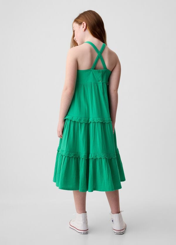 Ovs Abito Midi Con Spalline Incrociate
