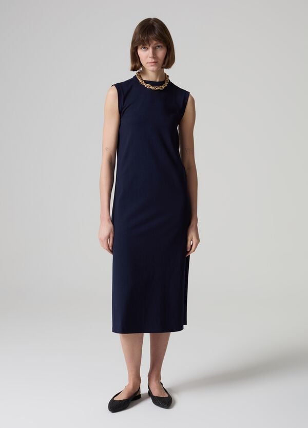 Ovs Abito midi smanicato in cotone