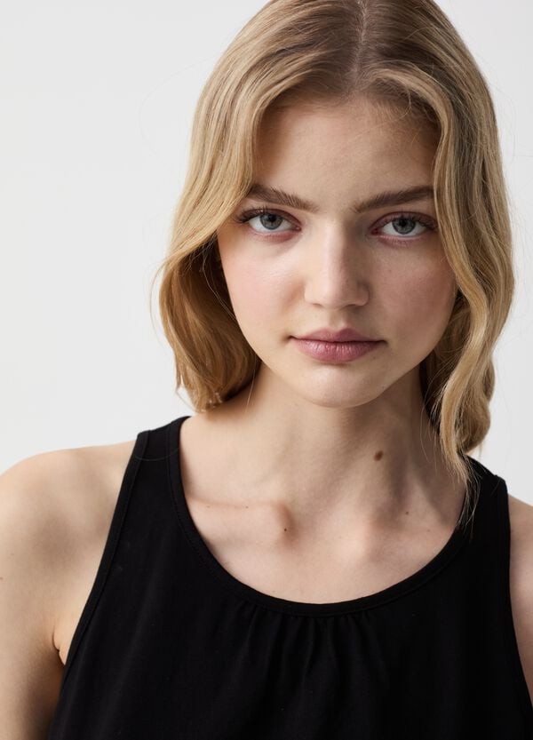 Ovs Abito Smanicato In Cotone