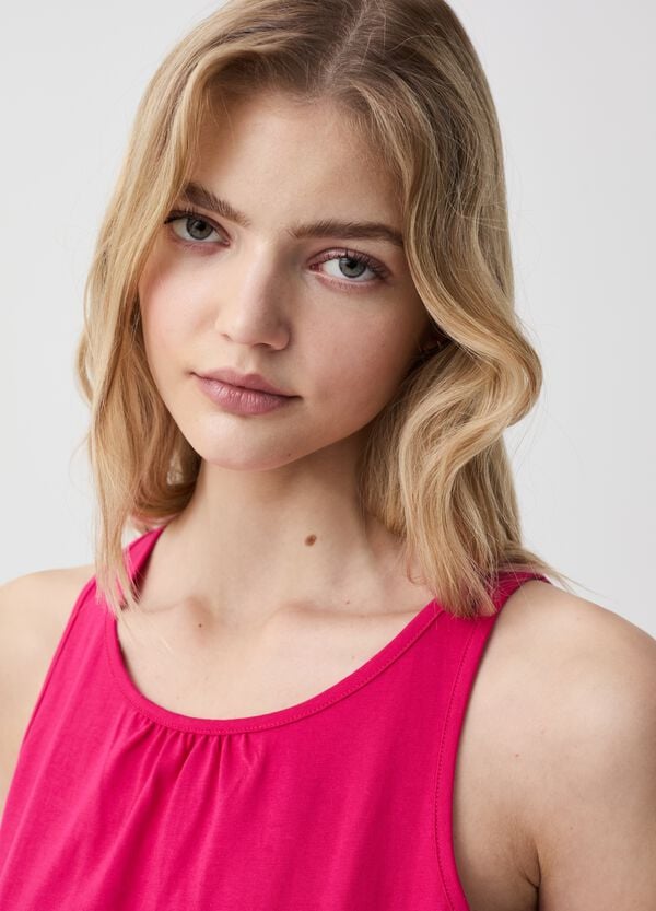 Ovs Abito Smanicato In Cotone