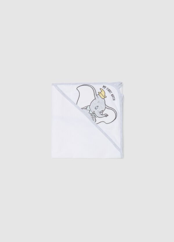 Ovs Accappatoio con ricamo Dumbo "My first bath"