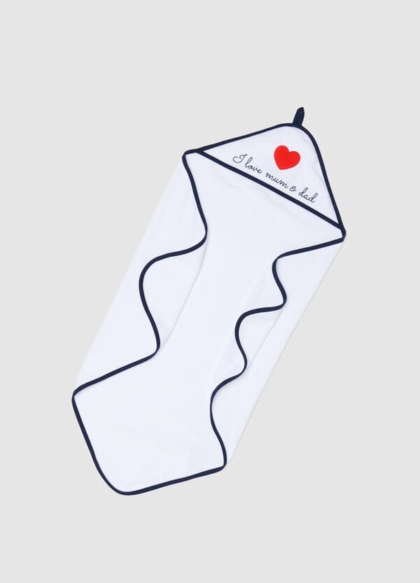Ovs Accappatoio Con Ricamo I Love Mum & Dad