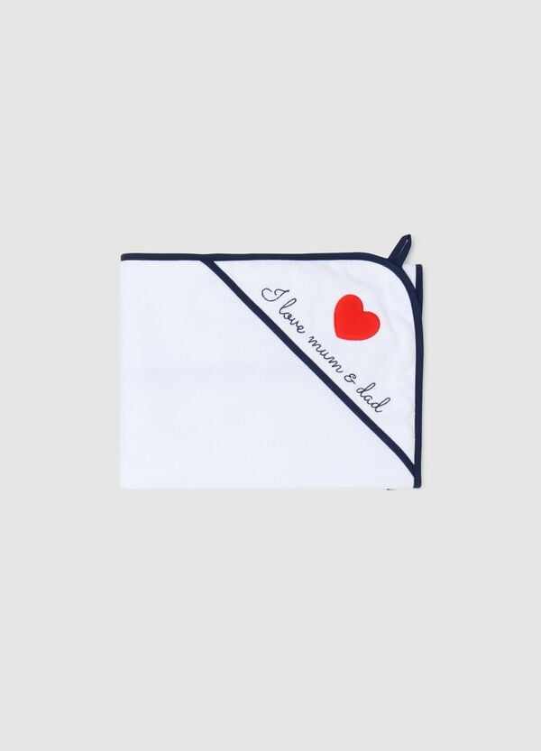 Ovs Accappatoio con ricamo I Love Mum & Dad
