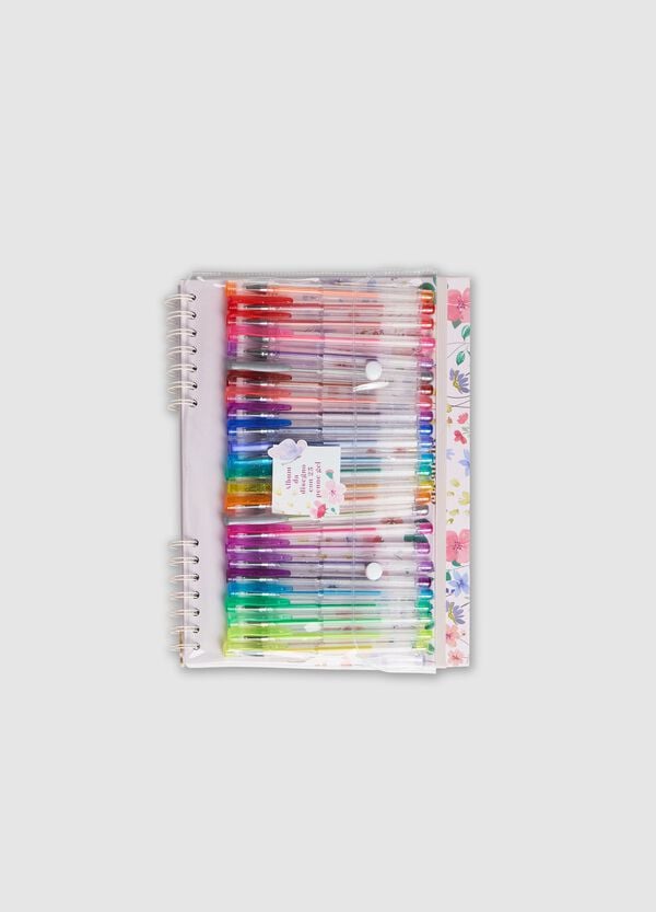 Ovs Album da disegno con 25 penne gel
