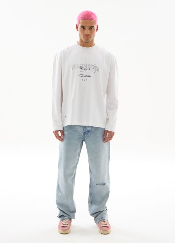 Ovs Baggy Lasered Denim