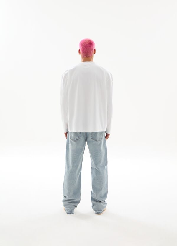 Ovs Baggy Lasered Denim