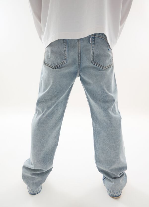 Ovs Baggy Lasered Denim