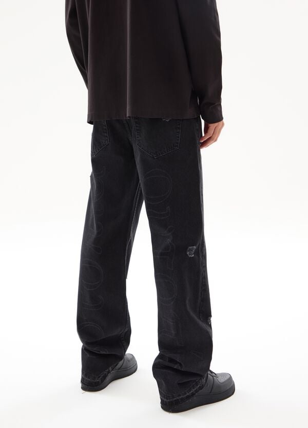 Ovs Baggy Lasered Denim
