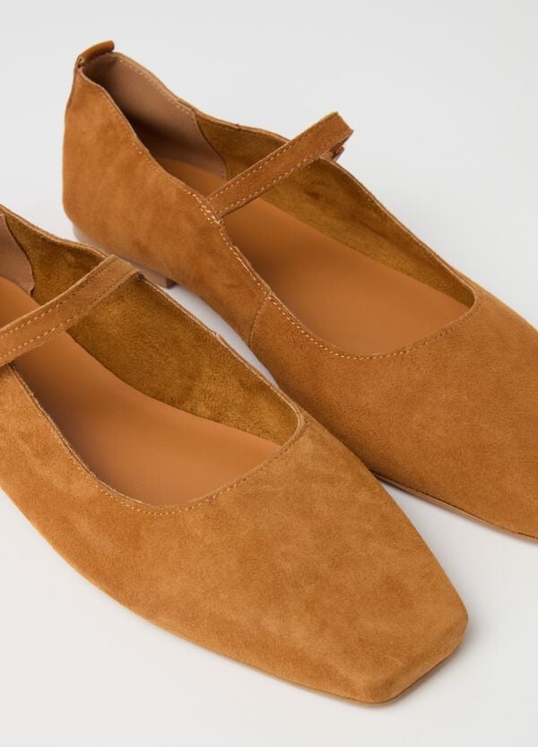 Ovs Ballerina A Punta In Suede