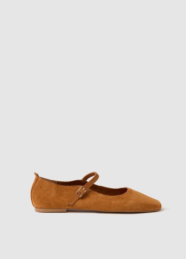 Ovs Ballerina a punta in suede