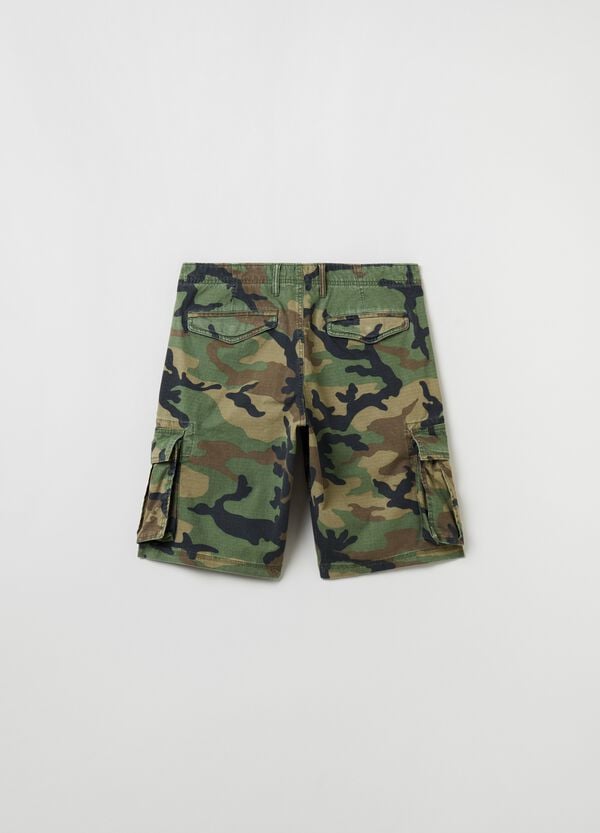 Ovs Bermuda Cargo Camouflage