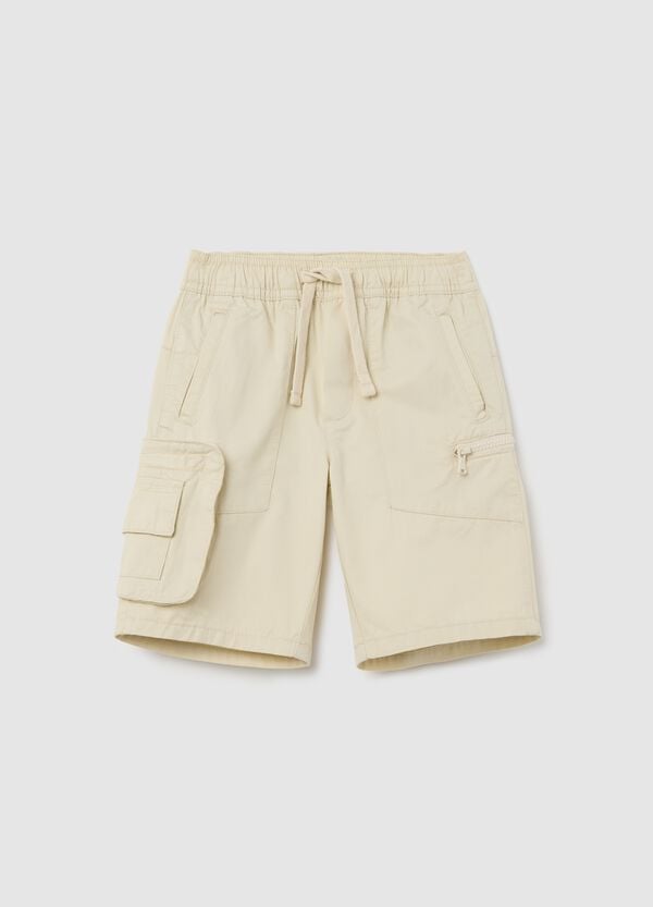 Ovs Bermuda cargo in cotone con coulisse