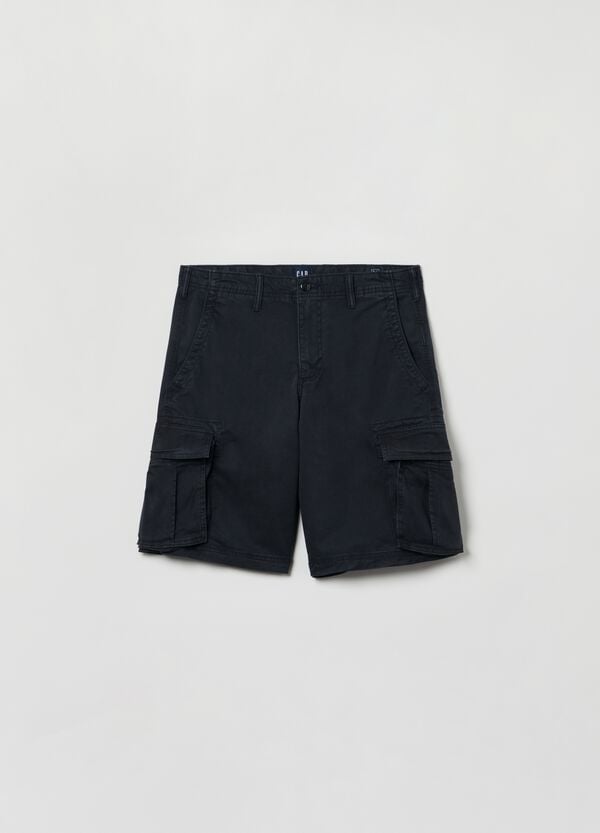 Ovs Bermuda Cargo In Cotone Stretch
