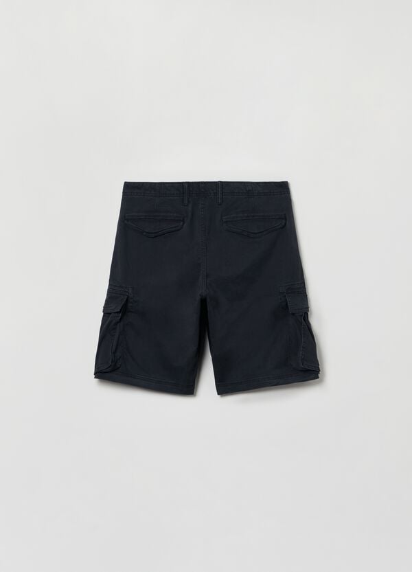 Ovs Bermuda Cargo In Cotone Stretch