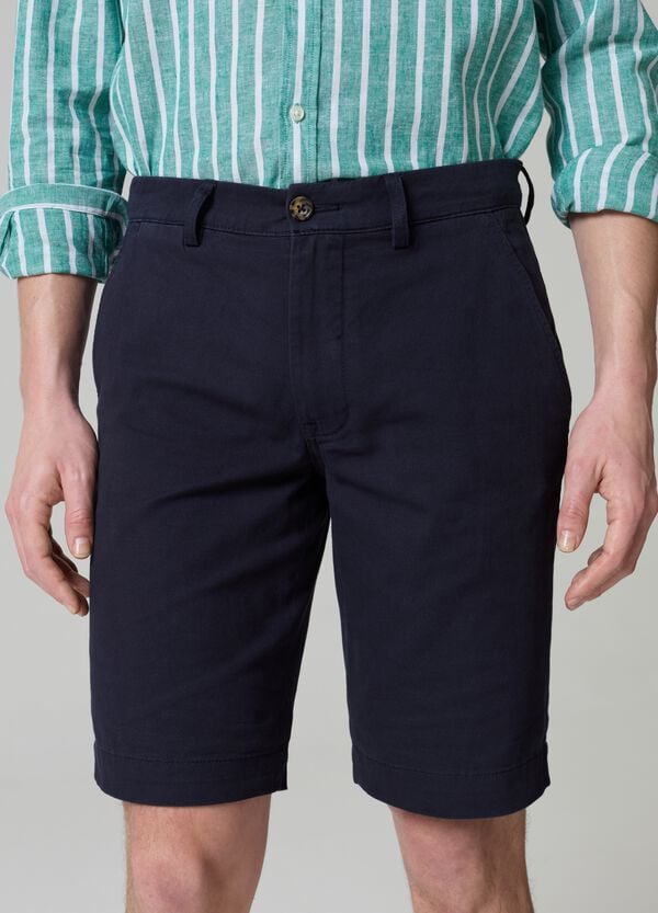 Ovs Bermuda Chino In Cotone