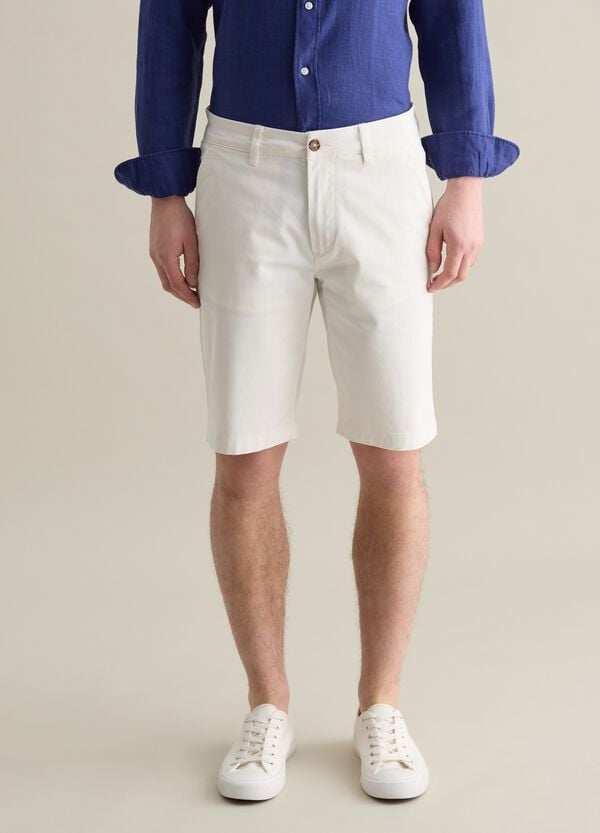 Ovs Bermuda Chino In Cotone Stretch