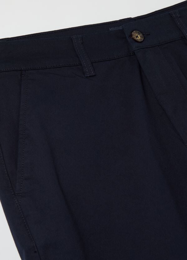 Ovs Bermuda Chino In Cotone Stretch
