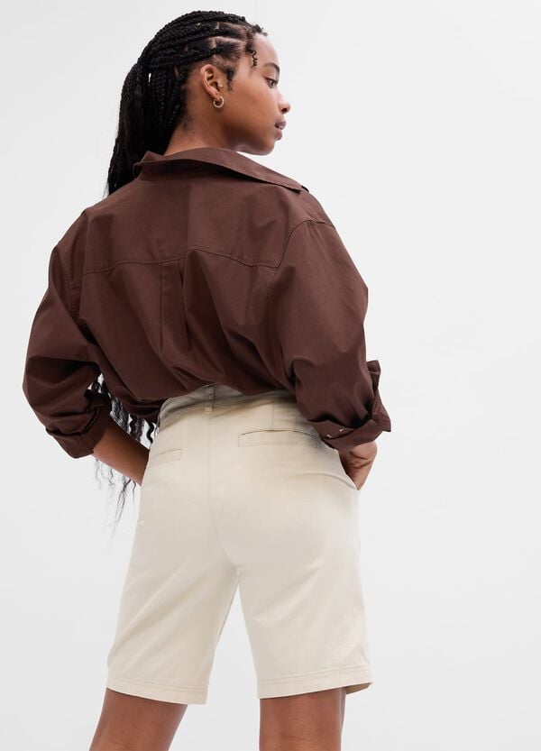 Ovs Bermuda Chino In Tela Di Cotone Stretch