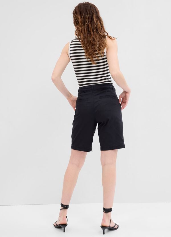 Ovs Bermuda Chino In Tela Di Cotone Stretch