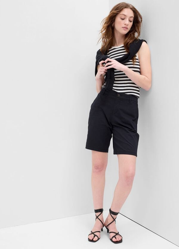 Ovs Bermuda chino in tela di cotone stretch